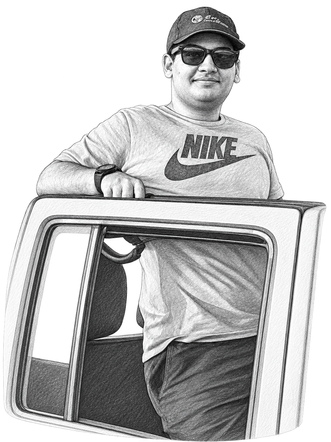 Fathy as a young man